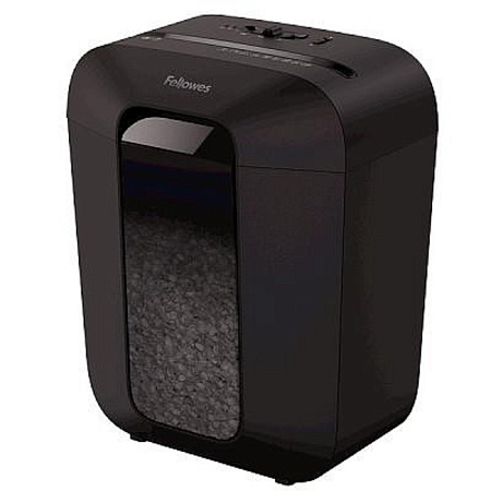 Fellowes Шредер PowerShred LX41 FS-43007(01) {DIN P-4, 4х12мм, 8 лст., 17 лтр., уничт.: скрепки,ск