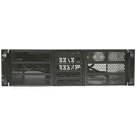 Procase RE306-D6H4-C8-48 Корпус 3U server case,6x5.25+4HDD,черный,без блока питания(2U,2U-redundant)