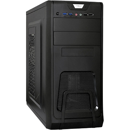 Exegate EX278393RUS Корпус Miditower Exegate CP-603 Black, ATX, <CP500W, 80mm>, 2*USB+2*USB3.0, Audi