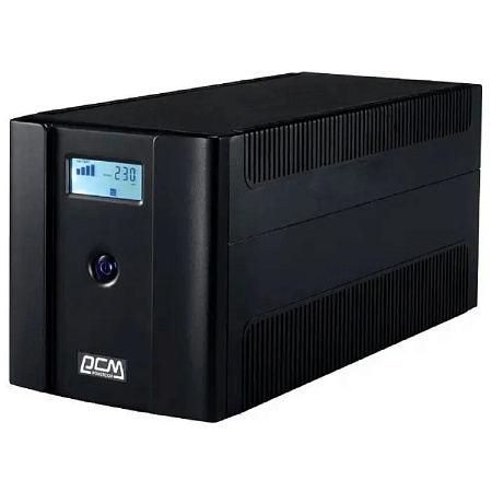 PowerCom Raptor RPT-1500AP LCD ИБП {Line-Interactive, 1500VA/900W, Tower, 4xEURO, LCD, USB} {1107535