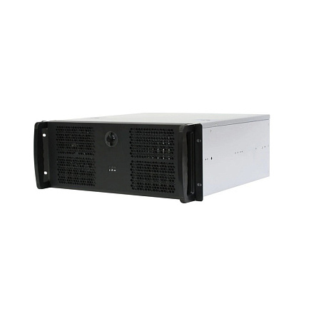 Procase EB445-B-0 Корпус 4U Rack server case, черный, дверца, без блока питания, глубина 450мм, MB 1
