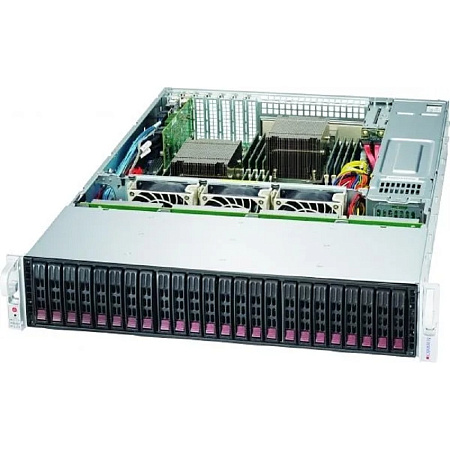 Supermicro CSE-216BE1C-R920LPB Корпус/ 2U, E-ATX 13.68''x13'', 24x2.5'' hot-swap SAS3 with SES3 sing