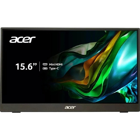 LCD Acer 15.6" PM161QJbmiuux Portable monitor {IPS 1920x1080 60Hz 6ms 250cd 800:1 mini HDMI 2xUSB T