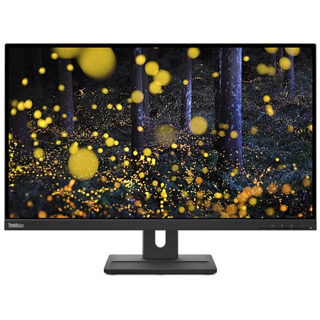 LCD Lenovo 27" E27q-20 ThinkVision черный {IPS 2560x1440 4ms 16:9 HDMI M/M матовая HAS Pivot 350cd 1