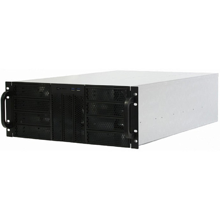 Procase Корпус 4U server case,11x5.25+0HDD,черный,без блока питания,глубина 550мм,MB CEB 12"x10,5", 
