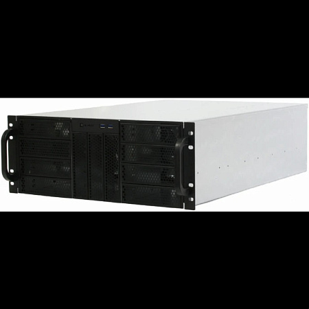 Procase RE411-D11H0-FE-65 Корпус 4U server case,11x5.25+0HDD,черный,без блока питания,глубина 650мм,