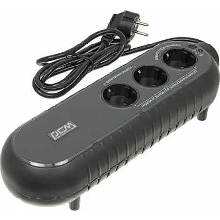 PowerCom WOW-300(A) ИБП {OffLine, 300VA/165W, Tower, 3xEURO} (41484)