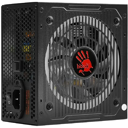Bloody BD-PS700W-R ATX 700W 80 PLUS WHITE (20+4pin) APFC 120mm fan color LED 6xSATA RTL