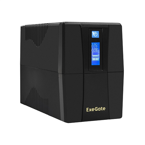 Exegate EP285583RUS ИБП ExeGate SpecialPro Smart LLB-800.LCD.AVR.C13.RJ.USB &amp;lt;800VA/480W, LCD, AVR, 4