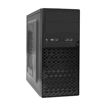 Exegate EX284032RUS Корпус Minitower BA-203U Black, mATX, <без БП>, 2*USB+1*USB3.0, Audio