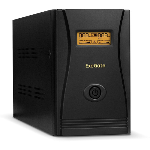 Exegate EP285529RUS ИБП ExeGate SpecialPro Smart LLB-2200.LCD.AVR.C13.RJ.USB &amp;lt;2200VA/1300W, LCD, AVR