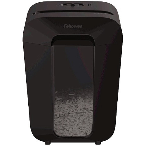Fellowes Шредер PowerShred LX70 FS-44075(01), черный {DIN P-4, 4х37мм, 11 лст., 18 лтр., уничт.: скр