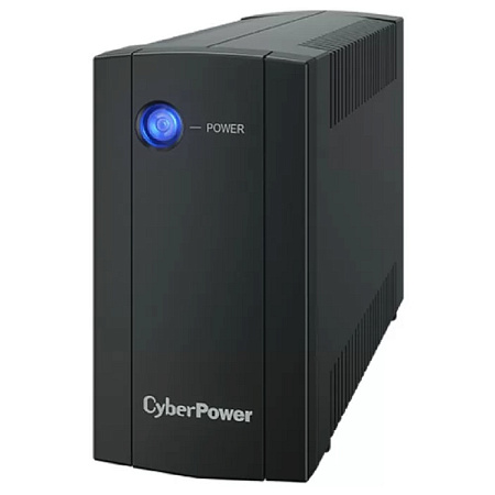 ИБП CyberPower UTC650E {Line-Interactive, Tower, 650VA/360W (2 EURO), 12В/5 Ач х 1}
