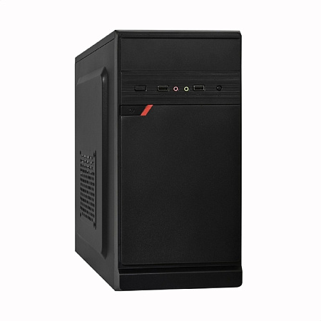 Exegate EX283057RUS Корпус Minitower ExeGate BAA-106 Black, mATX, <AAA350, 80mm>, 2*USB, Audio