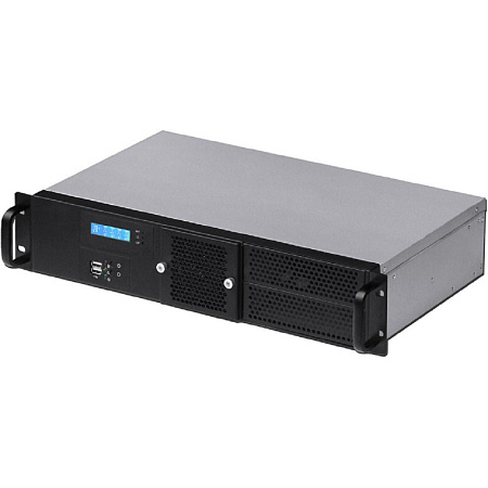 Procase GM225F-B-0 Корпус 2U Rack server case, черный, панель управления, без блока питания, глубина